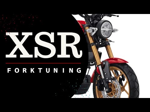 【ぴょんからしっとり】XSRフォークを大リニューアル！！#YAMAHA#XSR#フォークチューン