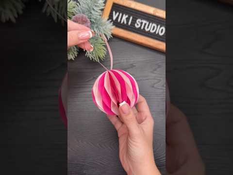 Amazing Christmas Craft Ideas! Paper Christmas Decorations #shorts