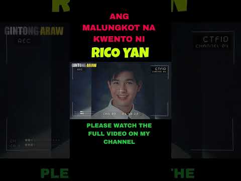 ANG KWENTO NI RICO YAN | shorts #gintongarawtv #pinoycelebrity