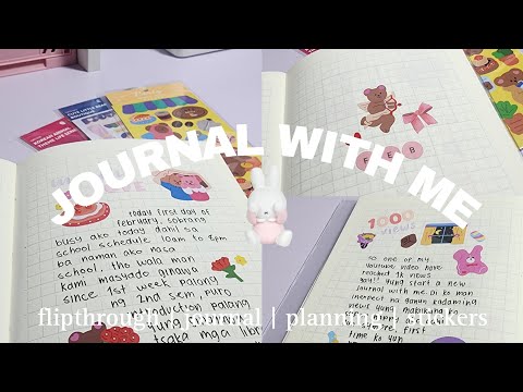 ☁️ journal with me | a6 midori | flipthrough | relaxing ˚୨୧⋆ ˚｡⋆