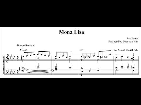 [Jazz Ballad] Mona Lisa (sheet music)