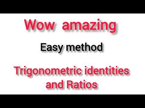 Trigonometric idntities|Trigonometric Ratios|live proved|Prof.Asif Mehmood