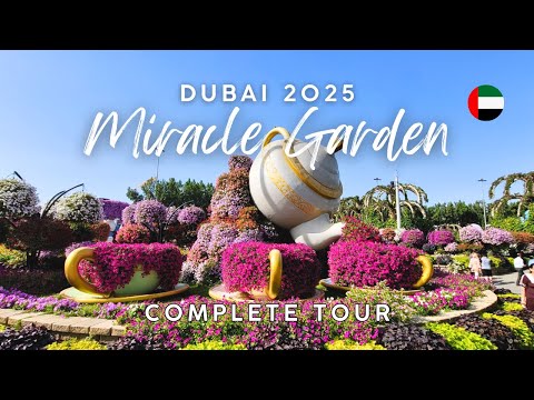 FULL TOUR Miracle Garden: World’s Largest Flower Garden & Creative Displays! Dubai 4K