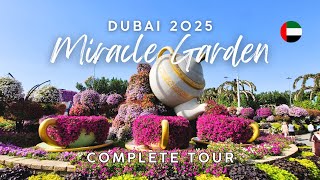 FULL TOUR Miracle Garden: World’s Largest Flower Garden & Creative Displays! Dubai 4K