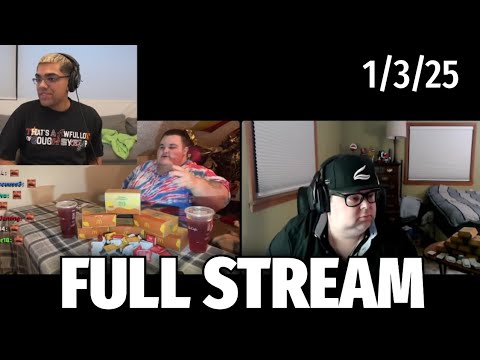 First Annual Fat Olympics (3/30) | N3ONS LIVE KICK STREAM [1/3/25]