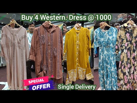 Big Discount Offers On Western Wear Collection | Buy 4 Western Dress @1000 @hyderabad shopping