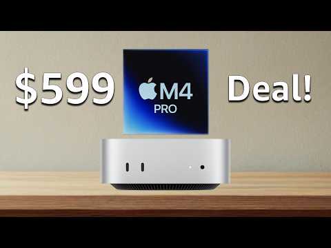 M4 Mac Mini New Design - Still $599!