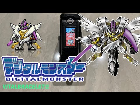 DIGIMON Vital Bracelet BE - MAGNAANGEMON || BEMemory D-3 White and Yellow DiM Log #9