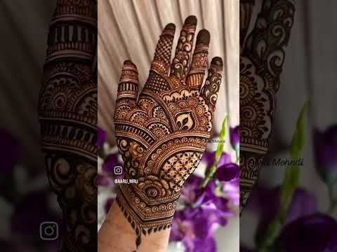 Simple palm mehndi designs #simplemehndidesign #easymehndidesign #palmmehndidesigns #aarumehndi