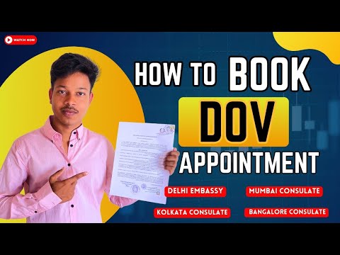 How to book DOV Appointment at #Delhi #Mumbai #Bengaluru #Kolkata #studyinitaly#dov #2024#viralvideo