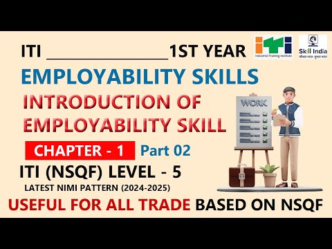 Introduction of Employability Skill ITI Chapter 1 | Part  02 | एम्प्लॉयबिलिटी स्किल्स का परिचय #iti