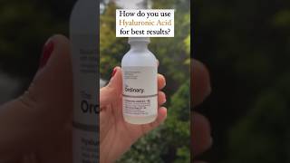 The ordinary hyaluronic acid 2% +B5 #skincare #hyaluronicacidserum #theordinaryreview #bestserum