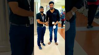 today met #Arulnithi_tamil Arasu #DMK #celebrity #celebrityspot #celebrityspot #airport