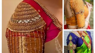 💞80 New Aari work  Bridal Blouse Designs |Maggam Work Blouse Design /blouse Sleeves aari work design