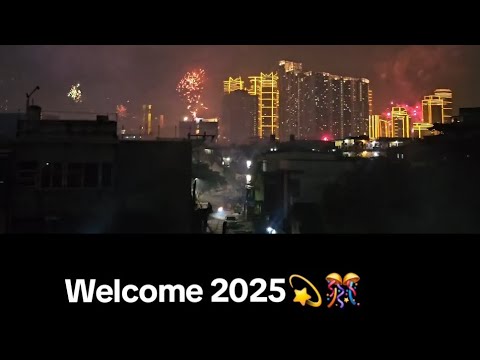 Happy New Year | Metro Manila Skyline during New Year's Eve Hello 2025