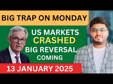 Nifty Prediction and Bank Nifty Analysis for Monday | 13 January 2025 | Sensex Prediction Monday