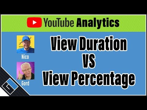 Average View Duration Versus Average Percentage Viewed