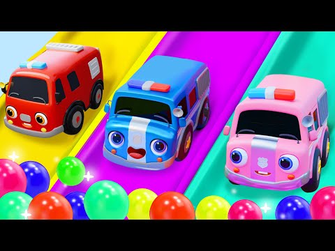 The Slide Song | Playground Song | Slip and Slide Down | Nursery Rhymes & Kids Songs - Baby Car Song