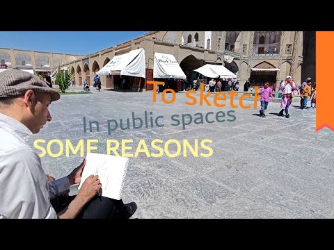 Some reasons to sketch in public spaces