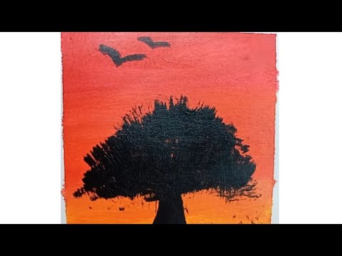 how to draw acrylic painting|simple acrylic painting|step by step|acrylic painting | Draw pretty