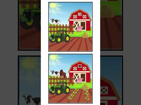 Spot the Difference: Game for Kids [Farm Game]