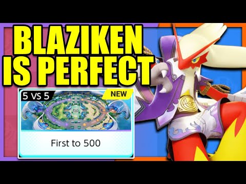 BLAZIKEN is a Perfect Pokemon for FIRST TO 500 | Pokemon Unite