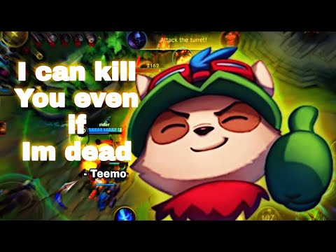 Reason Why Teemo is only one who dies happily | League of legends wild rift