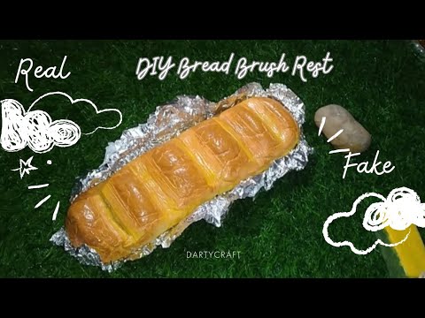 Real or Fake || DIY Bread Brush Rest || handmade || Easy craft|| #youtubevideo #trending