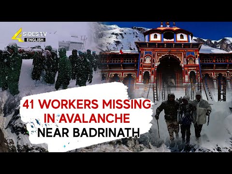 41 Workers Missing in Avalanche Near Badrinath || Uttarakhand  || @4SidesTVEnglishLive-l3s