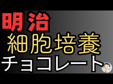 明治が細胞培養チョコレート