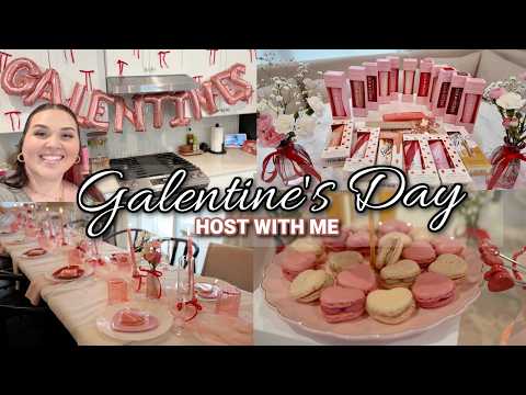 Host a Galentine's Day Party With Me 💌  | Budget Breakdown, Decor Haul, Brunch Recipes, & More