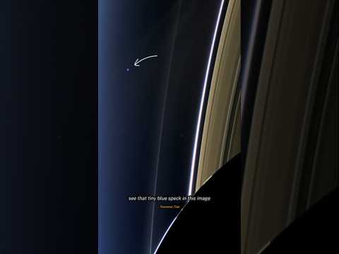 Earth as seen from Saturn ! #shorts