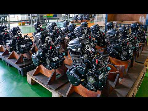 Mass Production of Motorcycle Manufacturing Process / 機車製造過程: 哈特佛小雲豹 - Taiwan Motorbike Factory