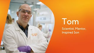 Meet Tom, scientist, mentor and inspired son, using cutting-edge technology to get ahead of disease