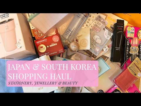 New Year Japan & South Korea Trip Haul 2024 | Stationery & Beauty 🛍️