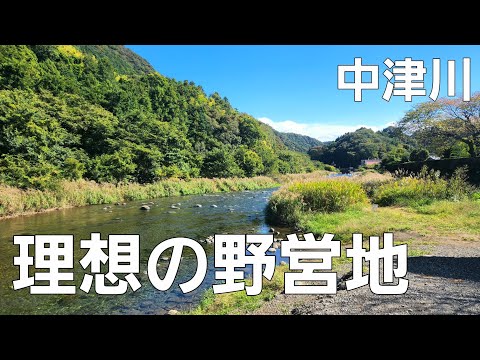 【神奈川県】新たな野営地でソロキャンプ【中津川】