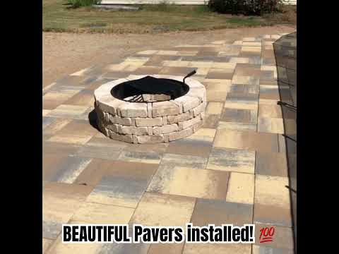 AMAZING pavers installed, wow what stunning, vibrant colors #live #outdoors #landscape