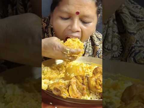 @eating spicy 🔥 chicken curry ##ytshorts