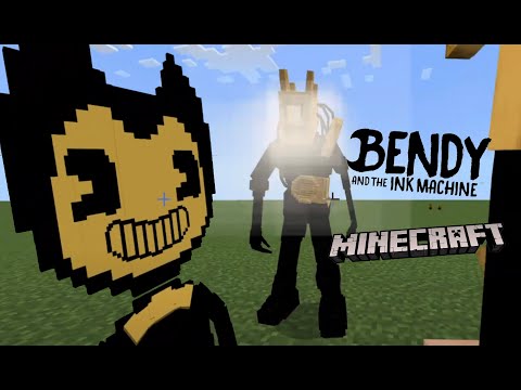 Bendy and the ink machine MOD! 1.17.1 Showcase - Minecraft Bedrock