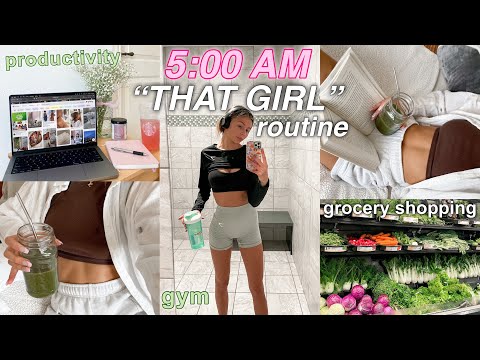 living like "THAT GIRL" for a day! *waking up at 5AM*