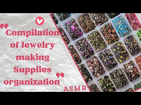 Organising plenty of jewelry making raw materials #organising #rawmaterials #jewelry-making