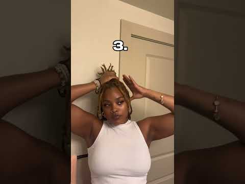 grwm: 3 quick & easy loc style 🌴 #grwm #locs #locjourney #locstyles #grwmhair