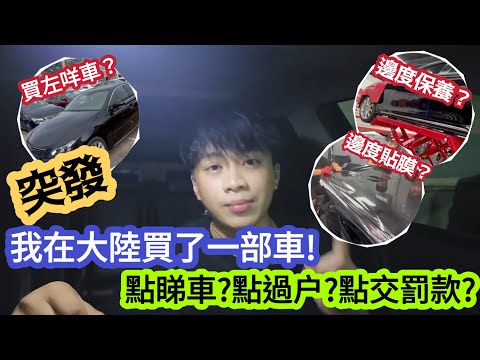 【突發】我在大陸買了一部車！點睇車？點過戶？點交罰款？港車北上去邊度改車好？￼ | LEMON檸檬