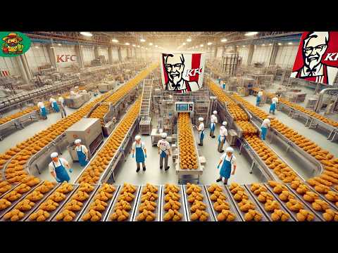 How KFC Crispy Tenders Are Made in a Factory | Crispy Tenders Making Process In a Factory