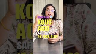 Is Kojic Acid Safe For Children | Kojic Acid Review For Face #skincare