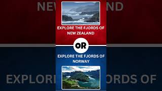 Explore or Relax? Would You Rather! 🌄 #GeographyEdition #TravelChoices