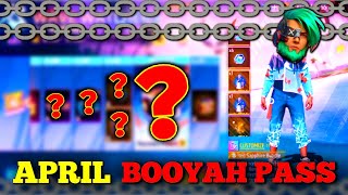 APRIL BOOYAH PASS FULL REVIEW | FREE FIRE MAX #booyahpass