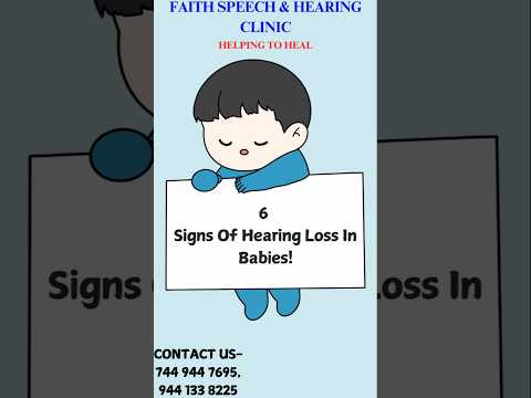 6 Signs of Hearing Loss In Babies! 👶👂🗣️🦻 #hearingloss #signs #babies #hearingaids #earproblem