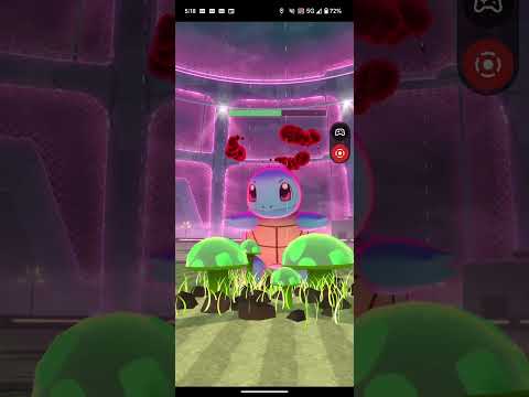 Battleing dynamax Squirtle in Pokemon go