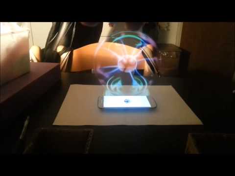 cellular  phone hologram, magic ball hologram, new app soon